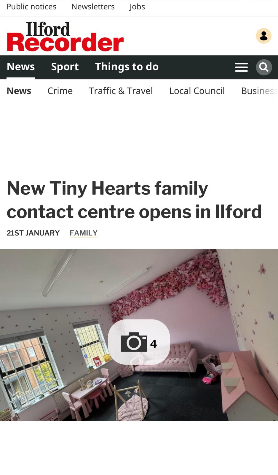 Tiny Hearts Featured in Local Newspapers